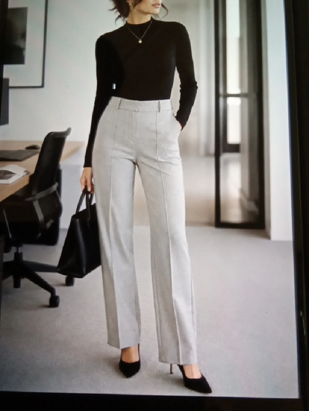 J. Crew Career Viscose Blend Straight Leg Trousers Carreman Designed In Paris 4